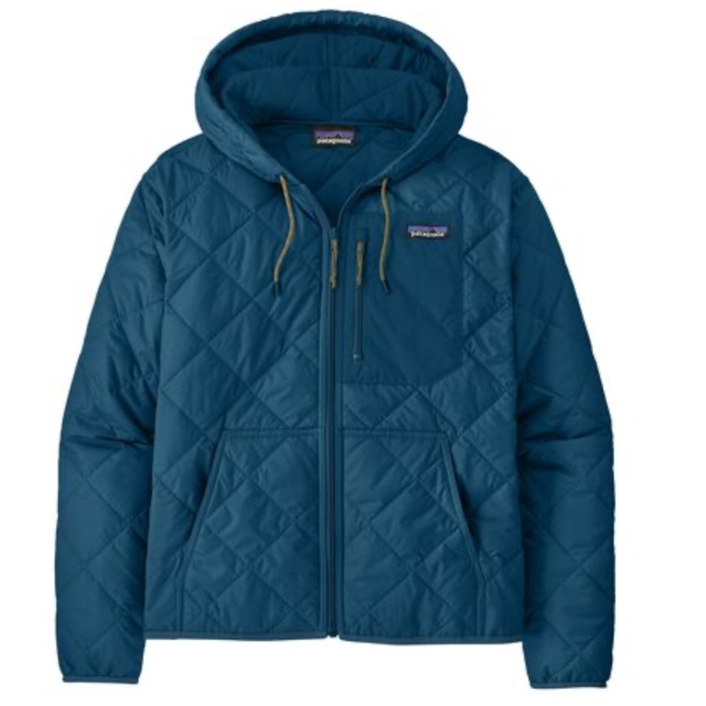 Patagonia Blue Diamond Quilted Bomber Jacket